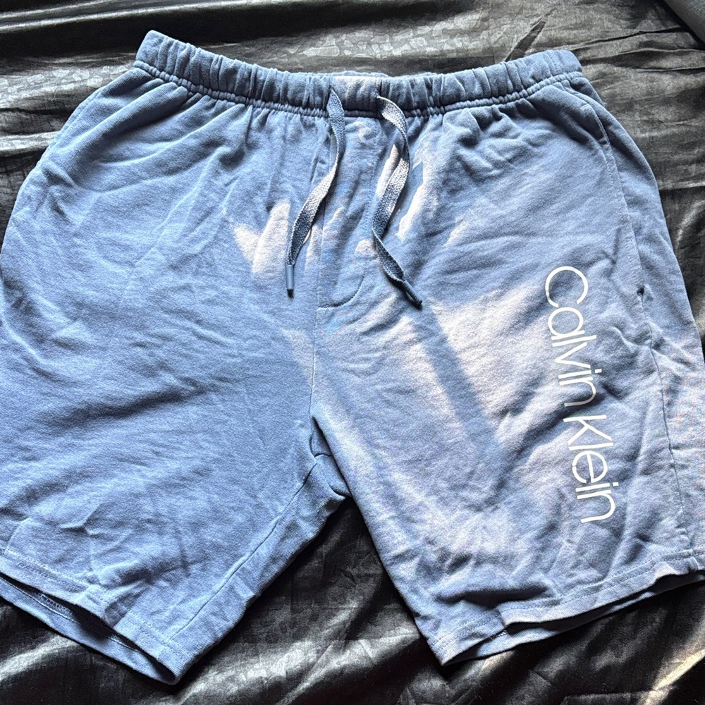 Calvin Klein Light Blue Athletic Shorts